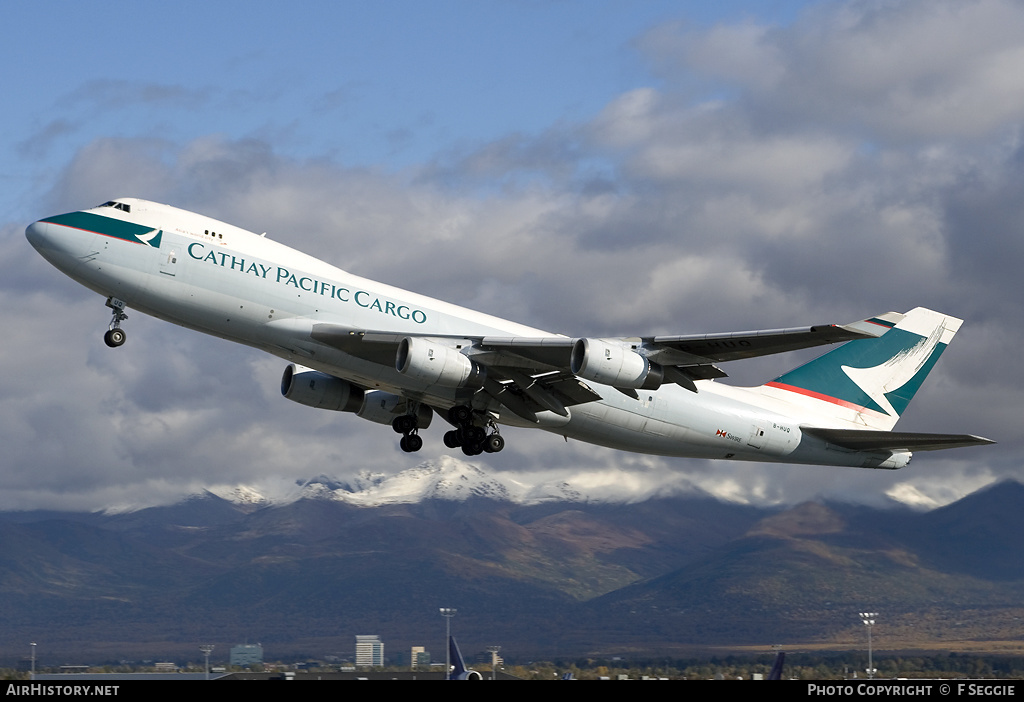 Aircraft Photo of B-HUQ | Boeing 747-467F/SCD | Cathay Pacific Airways Cargo | AirHistory.net #59385