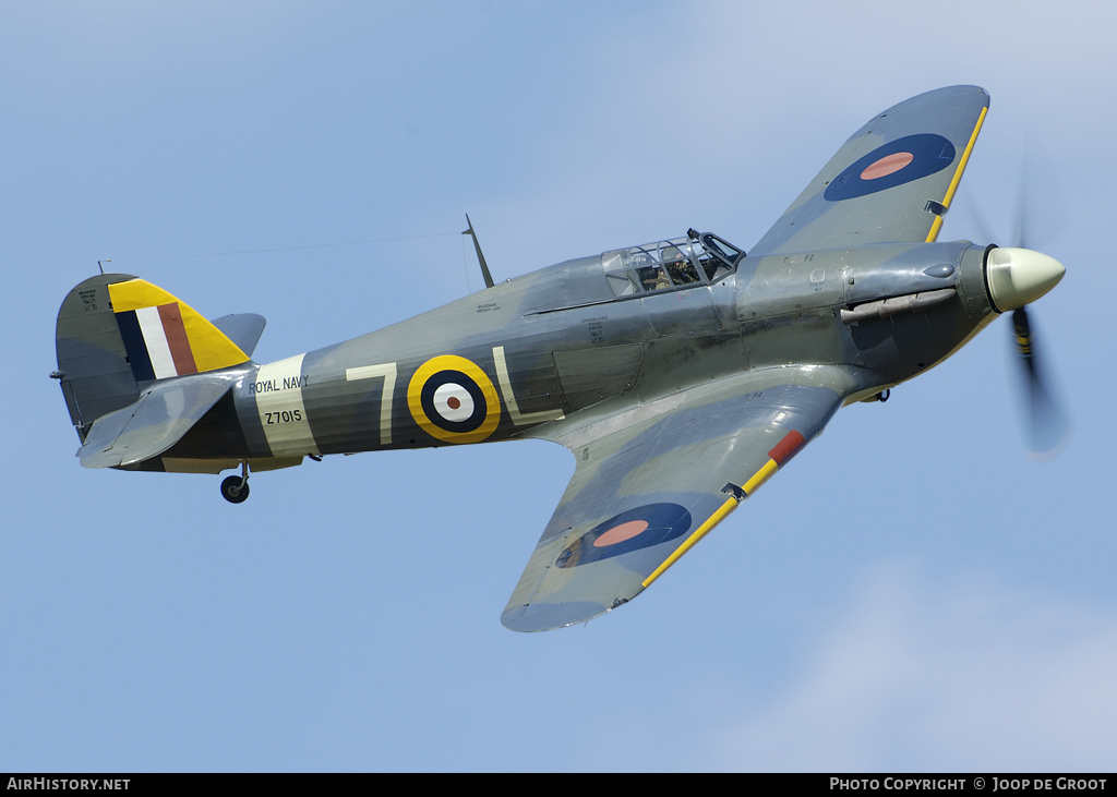 Aircraft Photo of G-BKTH / Z7015 | Hawker Sea Hurricane Mk1B | UK - Navy | AirHistory.net #59386