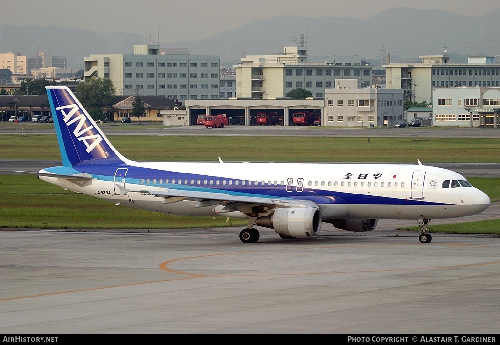 Aircraft Photo of JA8394 | Airbus A320-211 | All Nippon Airways - ANA | AirHistory.net #59405