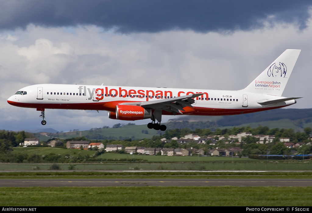 Aircraft Photo of G-CEJM | Boeing 757-28A | Flyglobespan | AirHistory.net #59406