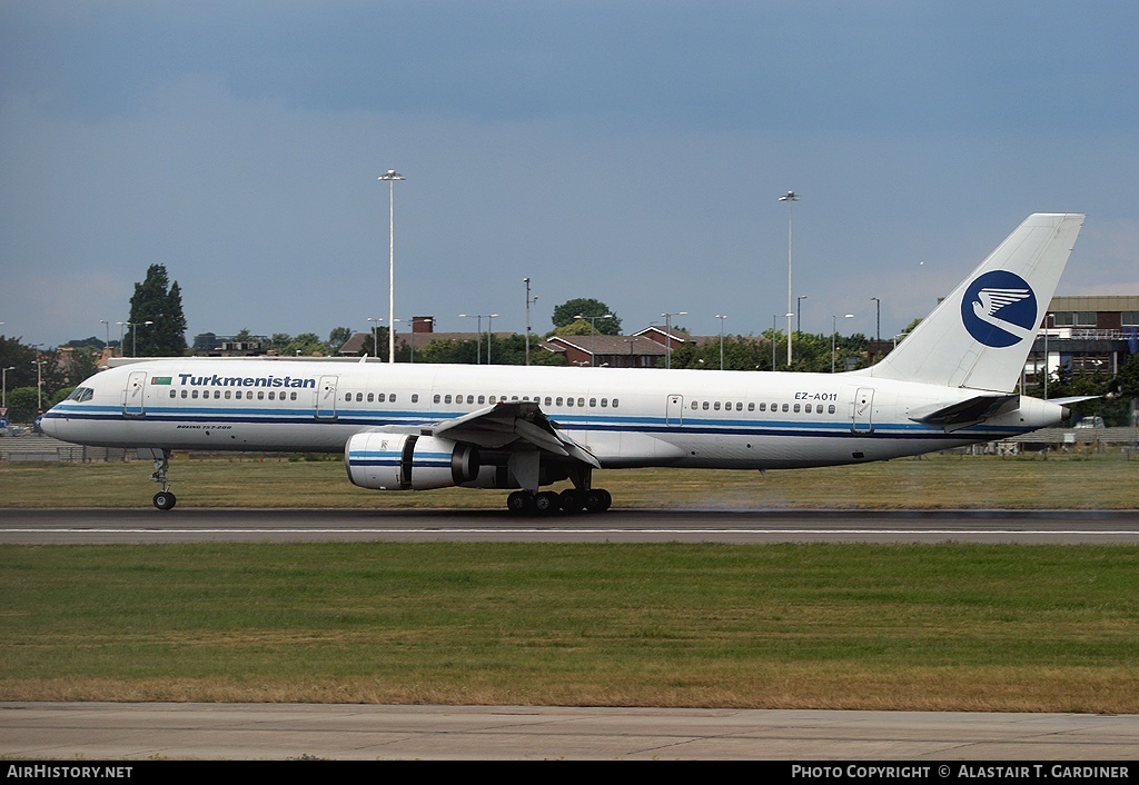 Aircraft Photo of EZ-A011 | Boeing 757-22K | Turkmenistan Airlines | AirHistory.net #59411