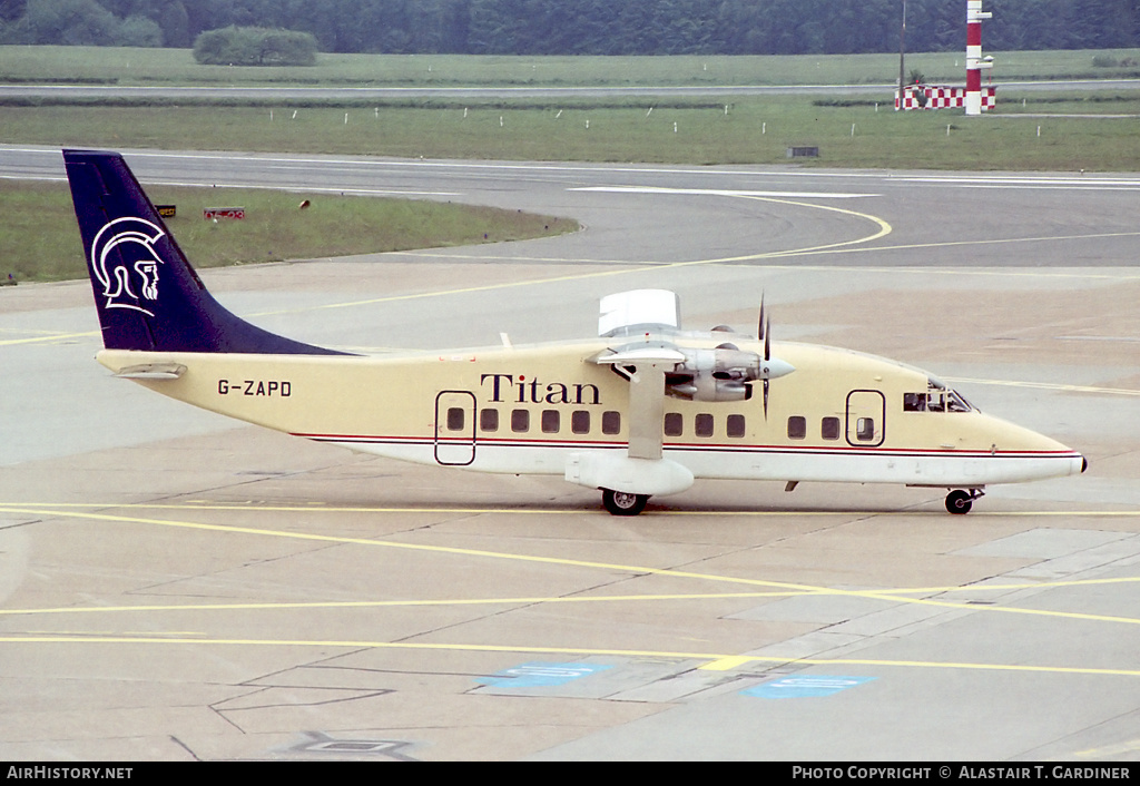 Aircraft Photo of G-ZAPD | Short 360-300 | Titan Airways | AirHistory.net #59420