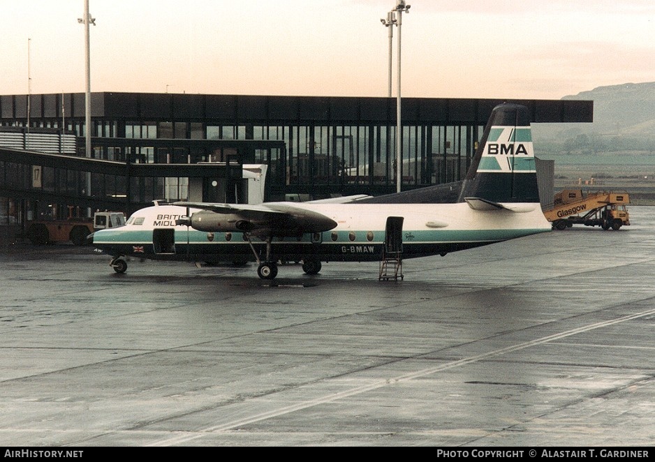 Aircraft Photo of G-BMAW | Fokker F27-200 Friendship | British Midland Airways - BMA | AirHistory.net #59421