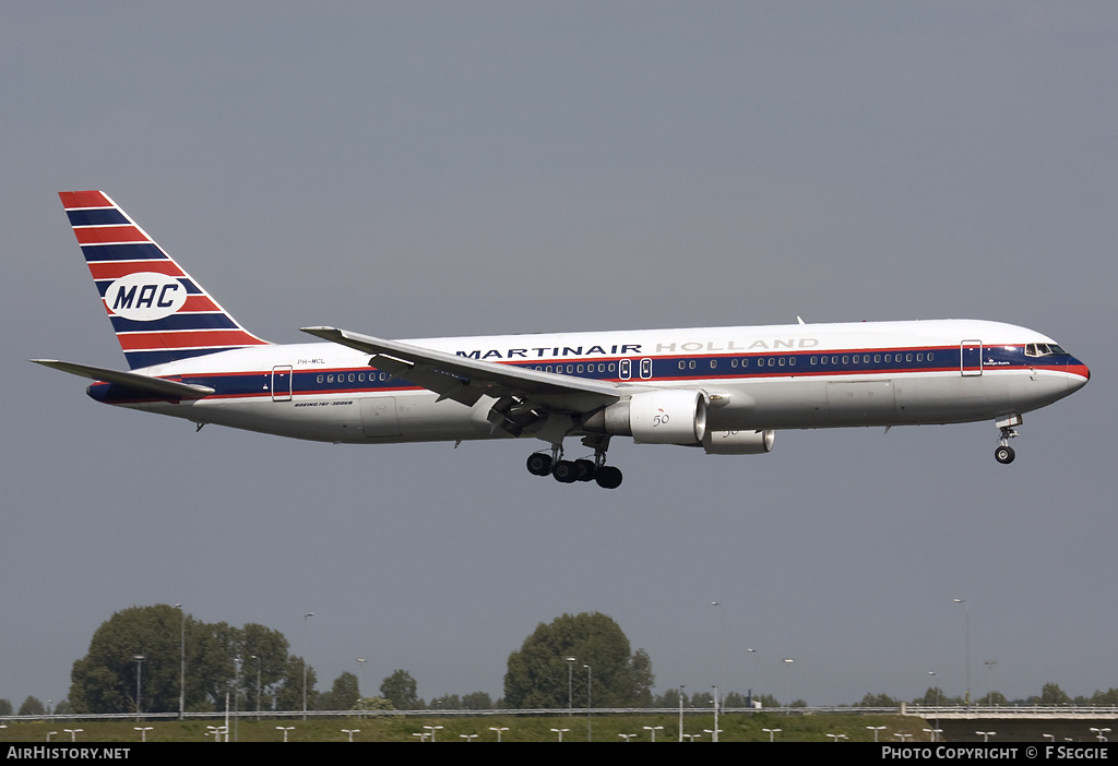 Aircraft Photo of PH-MCL | Boeing 767-31A/ER | Martinair | Martinair Holland | AirHistory.net #59423