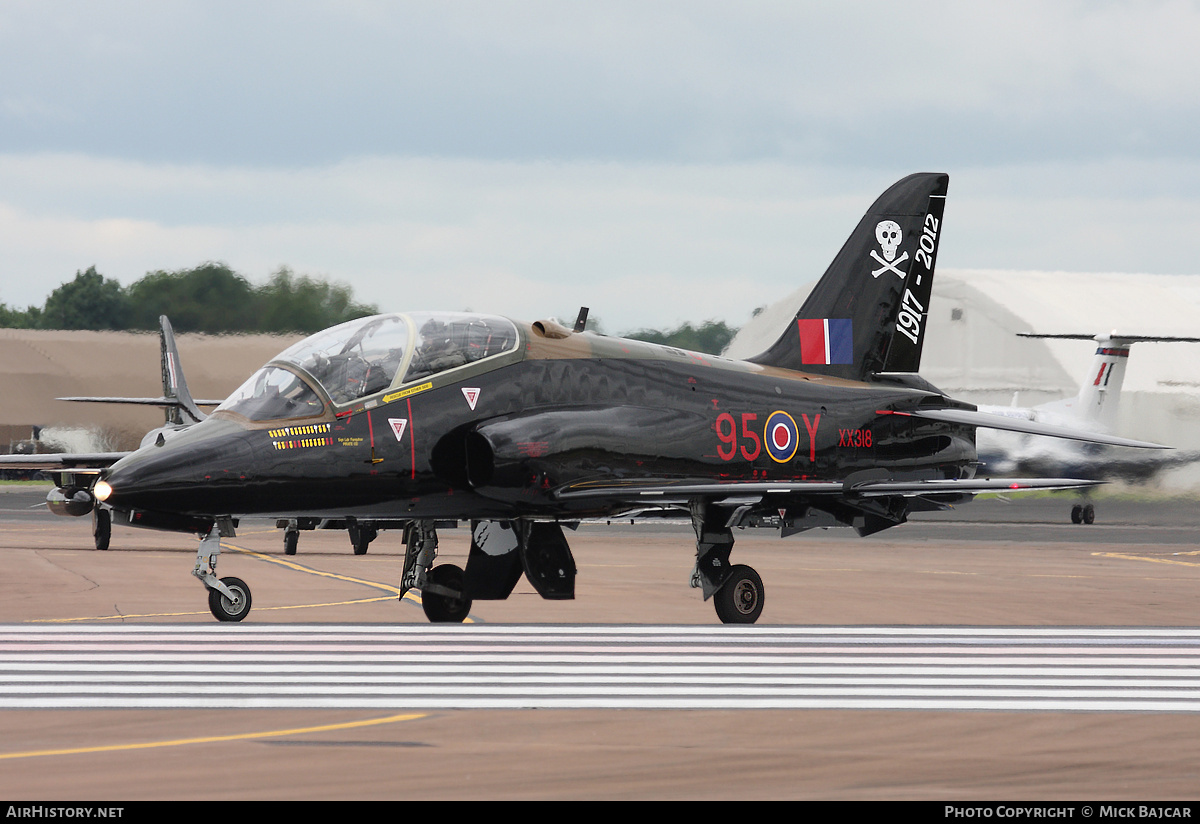 Aircraft Photo of XX318 | British Aerospace Hawk T1A | UK - Air Force | AirHistory.net #59451