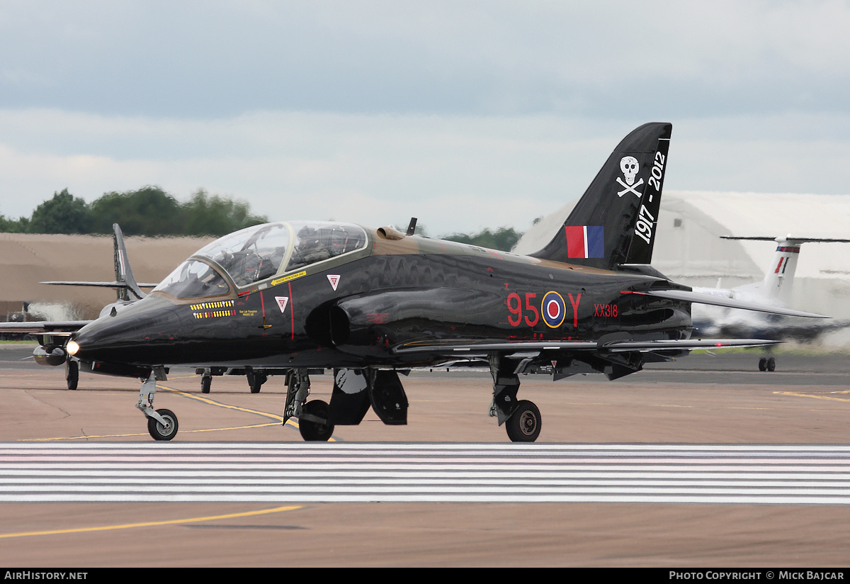 Aircraft Photo of XX318 | British Aerospace Hawk T.1A | UK - Air Force | AirHistory.net #59451