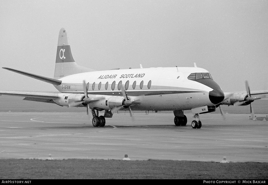 Aircraft Photo of G-BFMW | Vickers 735 Viscount | Alidair Scotland | AirHistory.net #59458