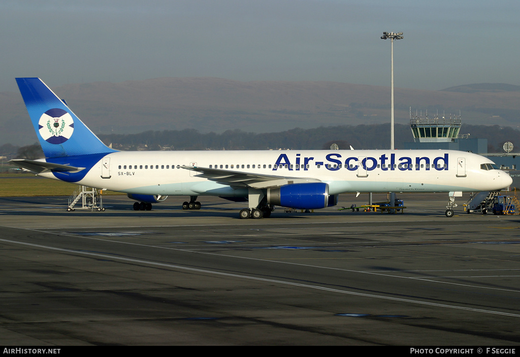 Aircraft Photo of SX-BLV | Boeing 757-2G5 | Air-Scotland | AirHistory.net #59460