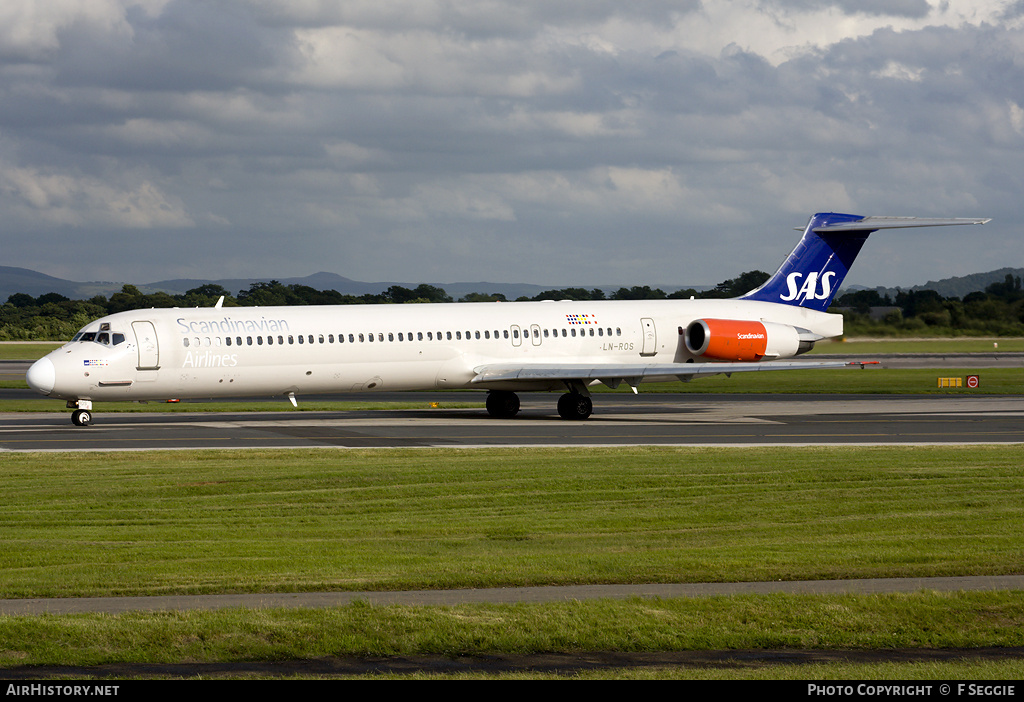 Aircraft Photo of LN-ROS | McDonnell Douglas MD-82 (DC-9-82) | Scandinavian Airlines - SAS | AirHistory.net #59461