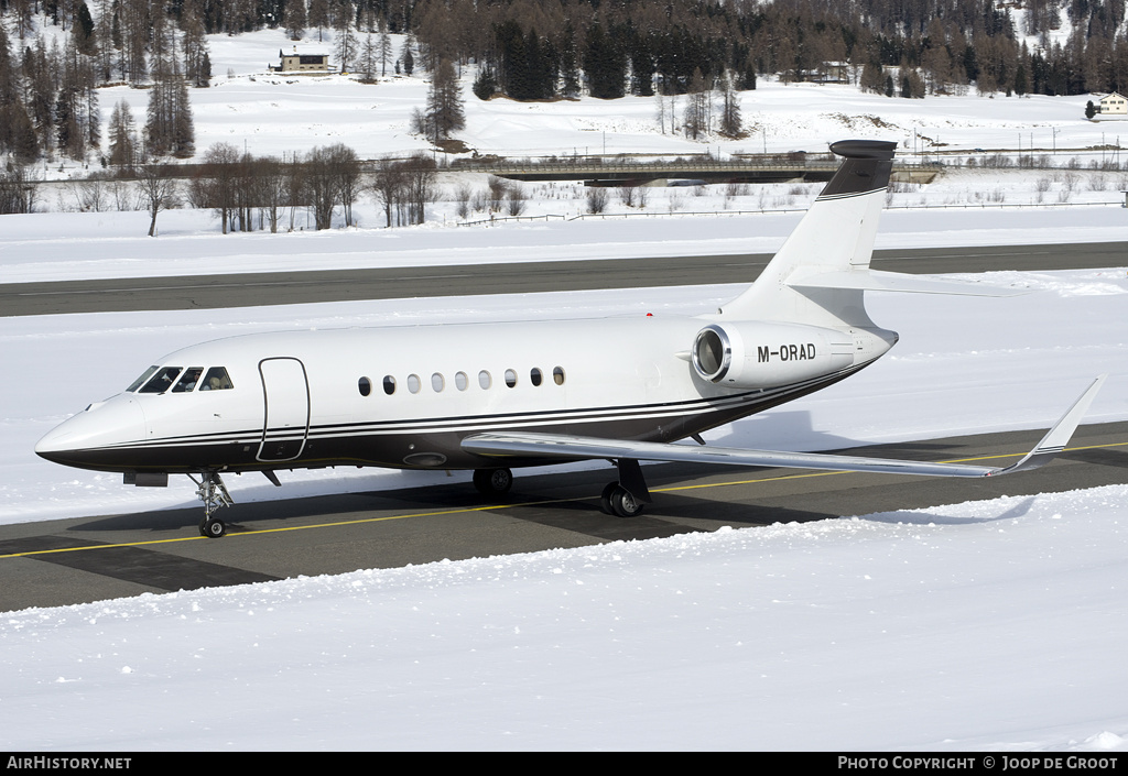 Aircraft Photo of M-ORAD | Dassault Falcon 2000EX | AirHistory.net #59468