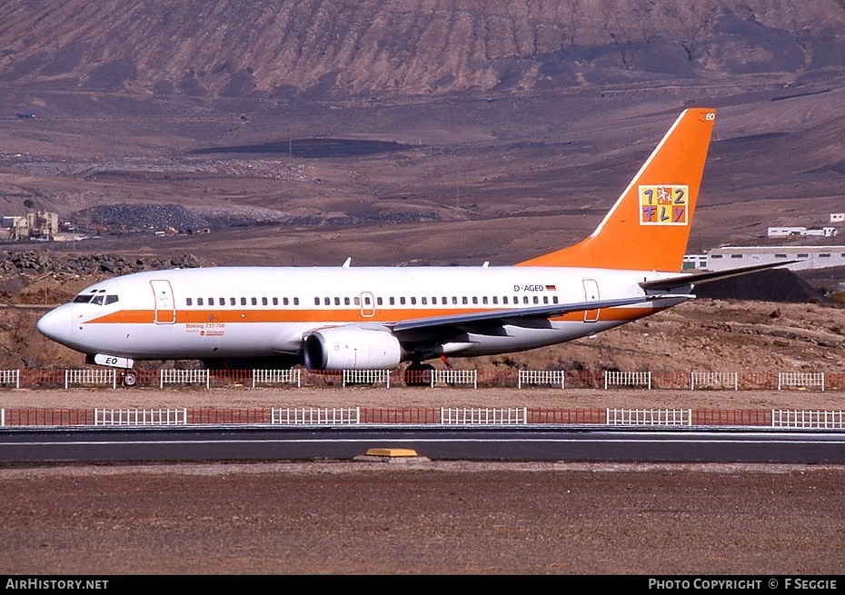 Aircraft Photo of D-AGEO | Boeing 737-75B | Germania | AirHistory.net #59476