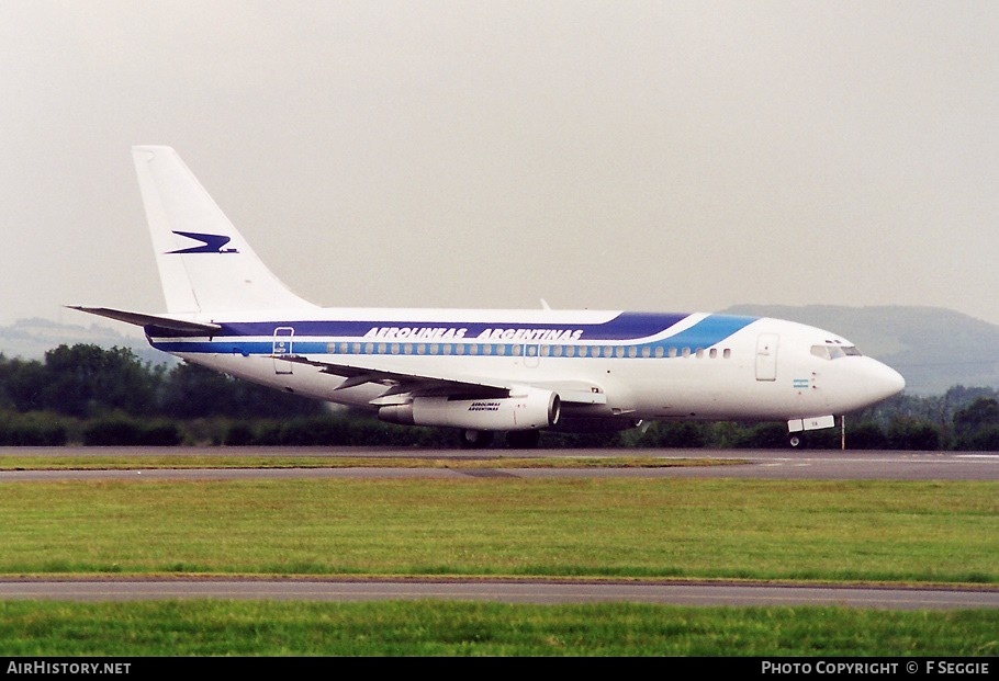 Aircraft Photo of G-BKYA | Boeing 737-236/Adv | Aerolíneas Argentinas | AirHistory.net #59478