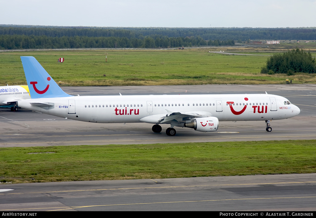 Aircraft Photo of EI-FBV | Airbus A321-211 | TUI | AirHistory.net #59479