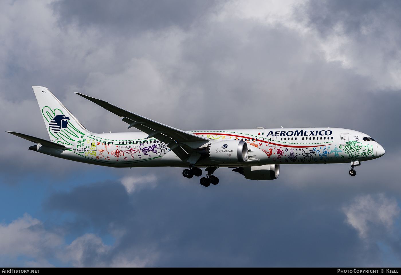 Aircraft Photo of XA-ADL | Boeing 787-9 Dreamliner | AeroMéxico | AirHistory.net #59490