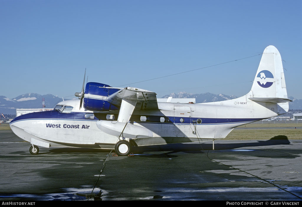 Aircraft Photo of C-GENT | Grumman G-73 Mallard | West Coast Air Services | AirHistory.net #59522