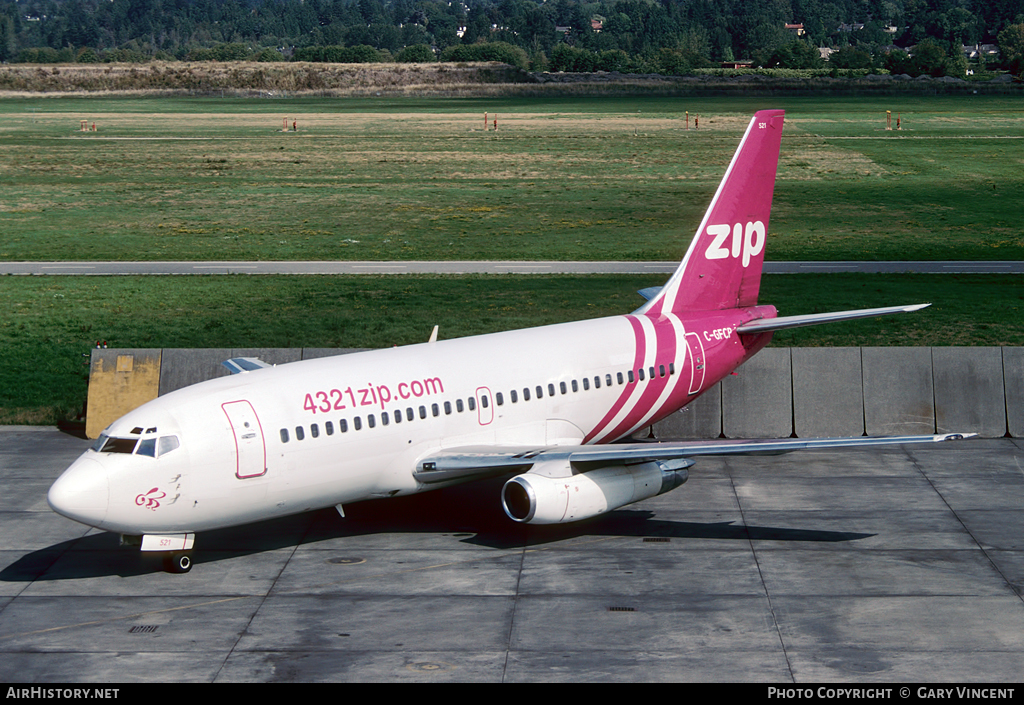 Aircraft Photo of C-GFCP | Boeing 737-217/Adv | Zip Air | AirHistory.net #59530