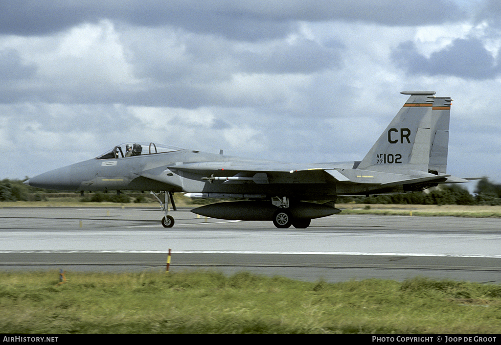 Aircraft Photo of 77-0102 / AF77-102 | McDonnell Douglas F-15A Eagle | USA - Air Force | AirHistory.net #59538