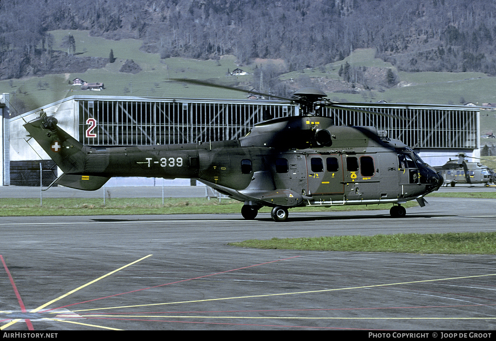 Aircraft Photo of T-339 | Eurocopter TH98 Cougar (AS-532UL) | Switzerland - Air Force | AirHistory.net #59582