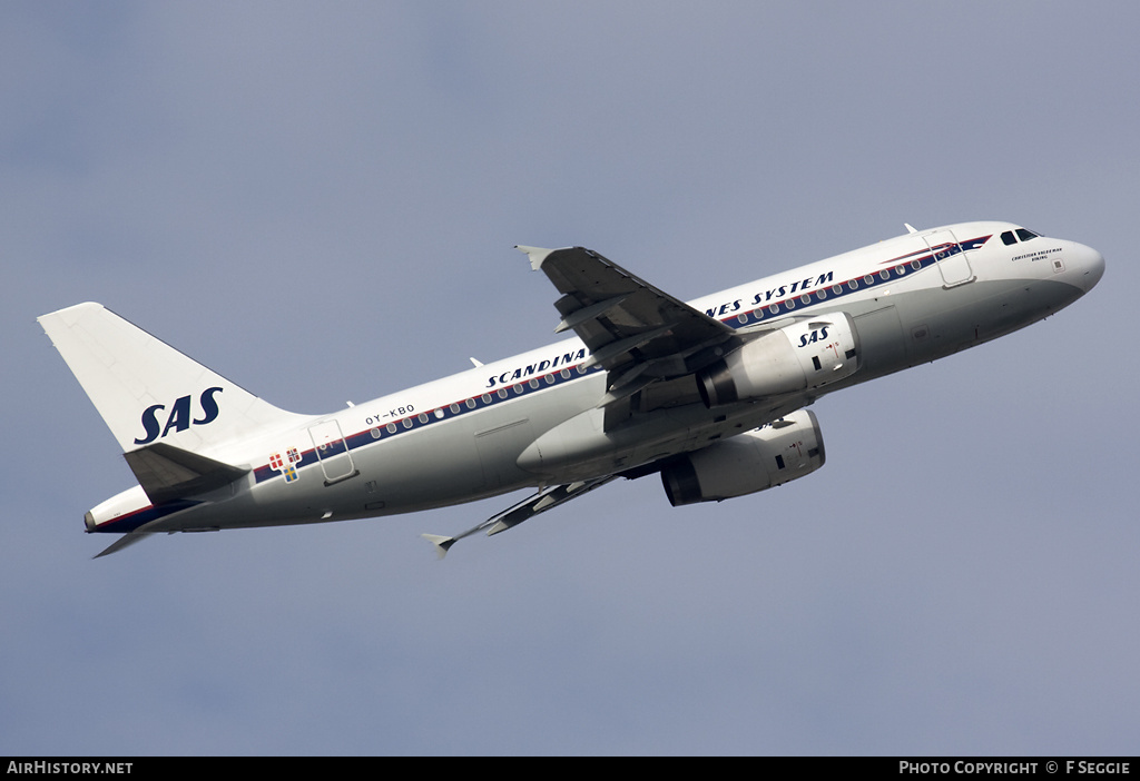 Aircraft Photo of OY-KBO | Airbus A319-131 | Scandinavian Airlines - SAS | Scandinavian Airlines System - SAS | AirHistory.net #59589