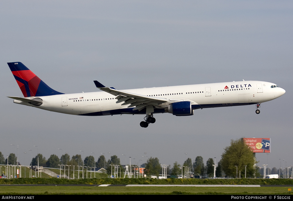 Aircraft Photo of N815NW | Airbus A330-323 | Delta Air Lines | AirHistory.net #59603