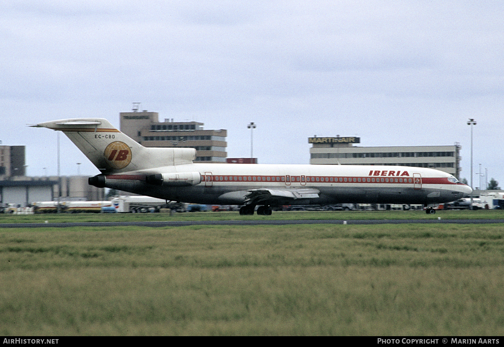 Aircraft Photo of EC-CBD | Boeing 727-256/Adv | Iberia | AirHistory.net #59629