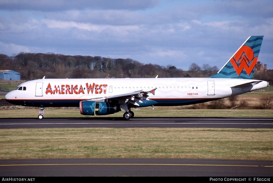 Aircraft Photo of N667AW | Airbus A320-232 | America West Airlines | AirHistory.net #59637