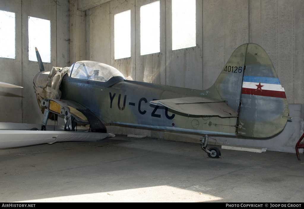 Aircraft Photo of YU-CZC / 40126 | Utva Aero 3 | AirHistory.net #59641