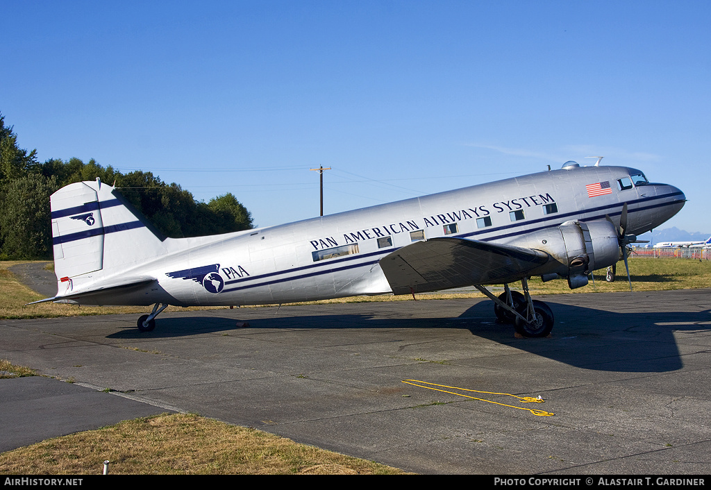 Aircraft Photo of N877MG | Douglas DC-3(C) | Pan American Airways System - PAA | AirHistory.net #59646