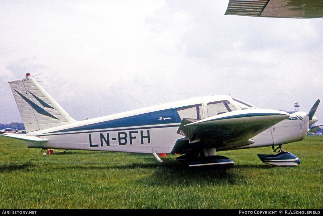 Aircraft Photo of LN-BFH | Piper PA-28-140 Cherokee | AirHistory.net #59691