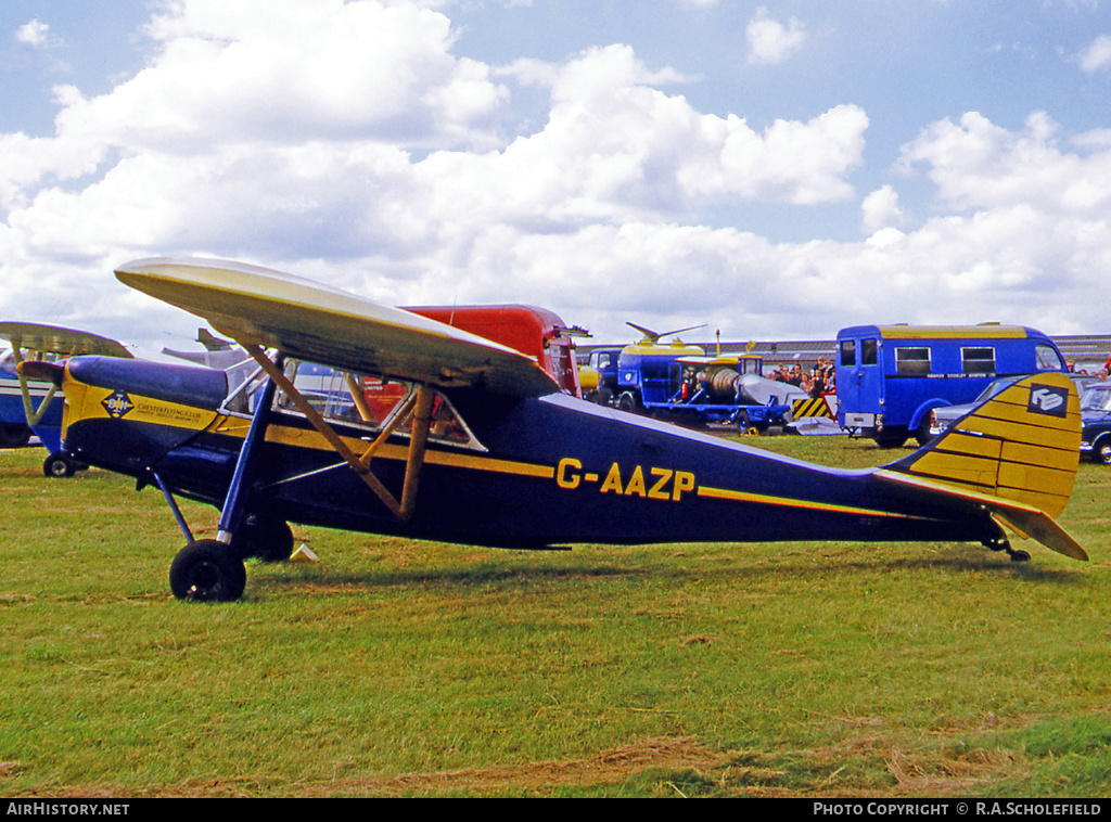 Aircraft Photo of G-AAZP | De Havilland D.H. 80A Puss Moth | De Havilland Chester Flying Club | AirHistory.net #59692