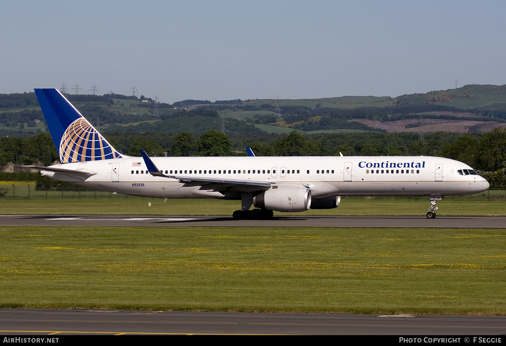 Aircraft Photo of N13138 | Boeing 757-224 | Continental Airlines | AirHistory.net #59709