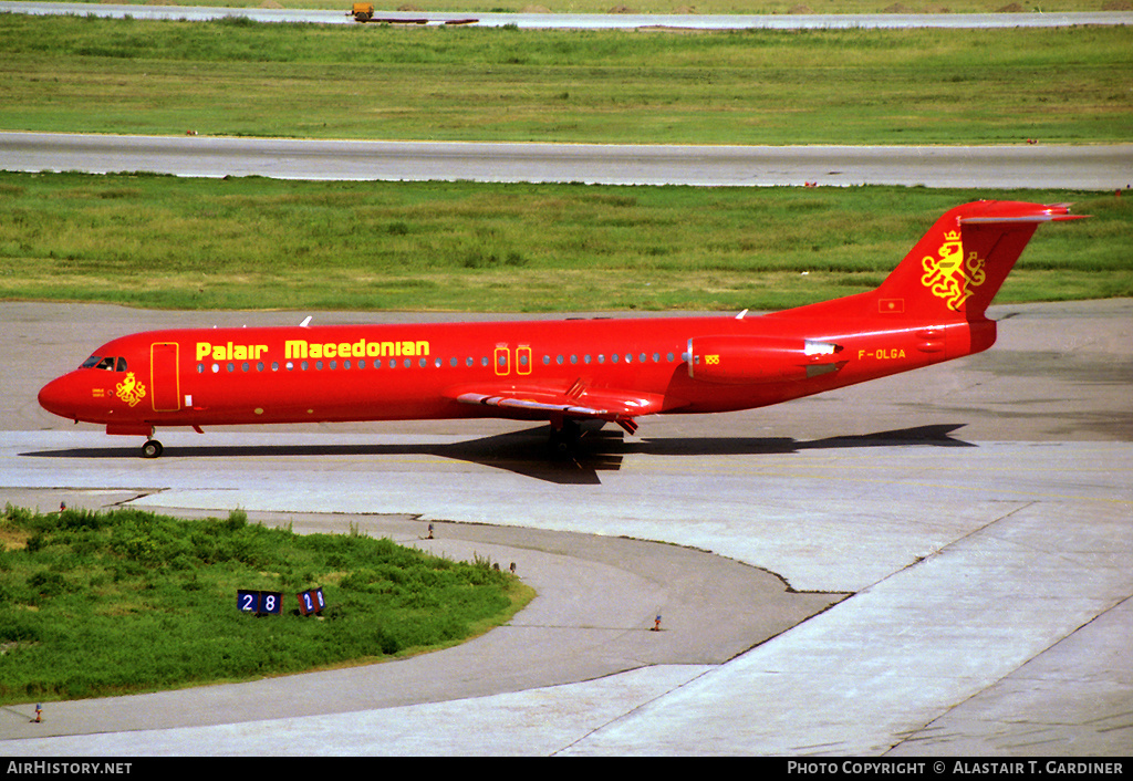 Aircraft Photo of F-OLGA | Fokker 100 (F28-0100) | Palair Macedonian Airlines | AirHistory.net #59724