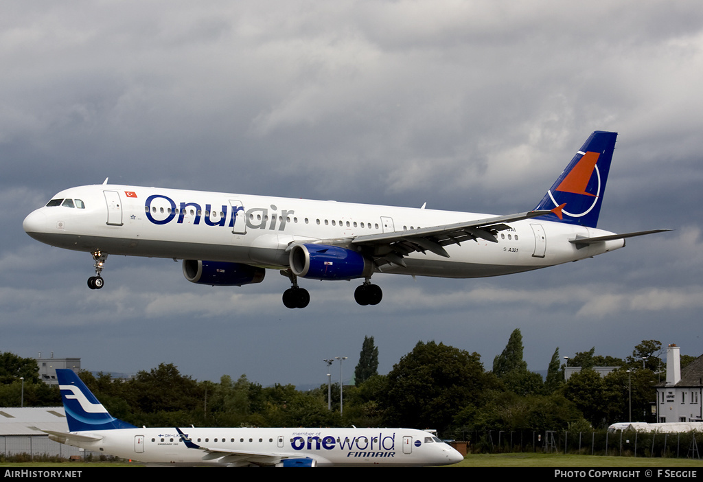 Aircraft Photo of TC-OAI | Airbus A321-231 | Onur Air | AirHistory.net #59752
