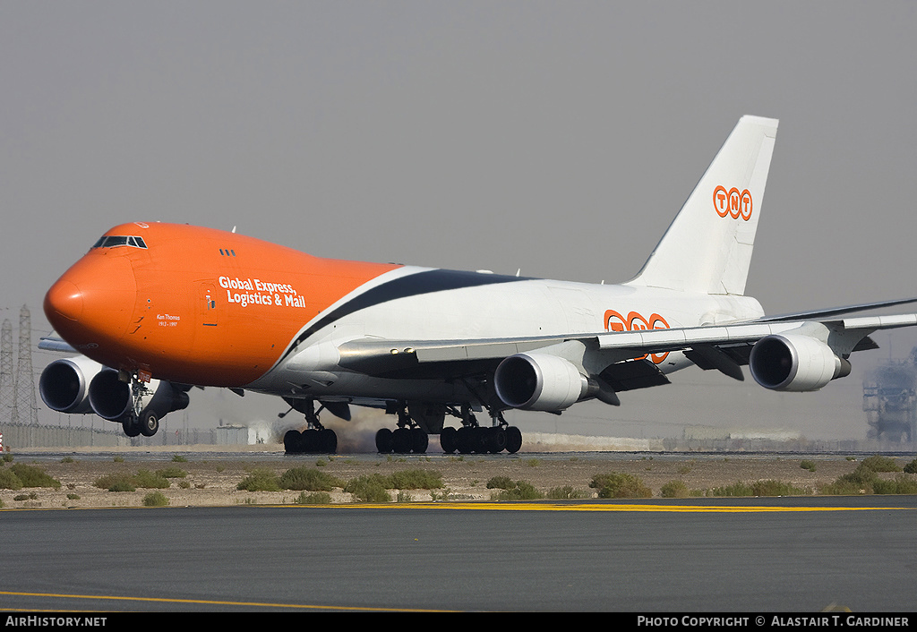 Aircraft Photo of OO-THB | Boeing 747-4HAF/ER/SCD | TNT Airways | AirHistory.net #59758