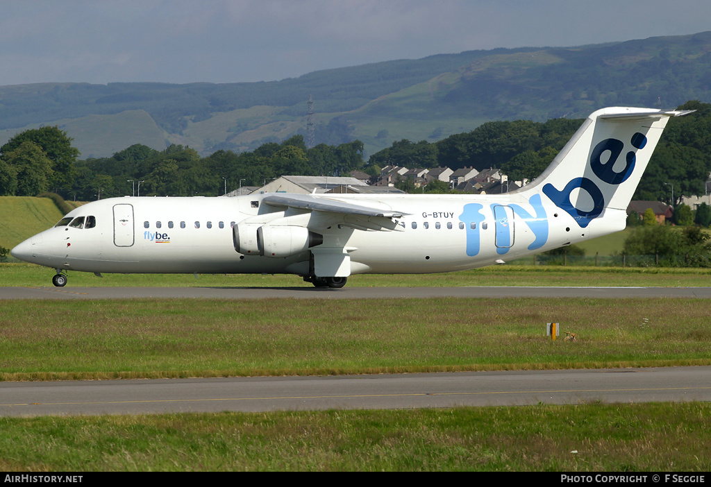 Aircraft Photo of G-BTUY | British Aerospace BAe-146-300 | Flybe - British European | AirHistory.net #59759