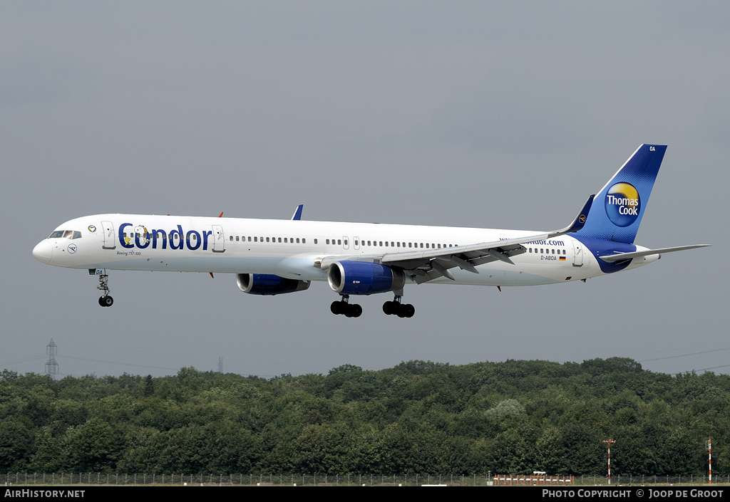 Aircraft Photo of D-ABOA | Boeing 757-330 | Condor Flugdienst | AirHistory.net #59777