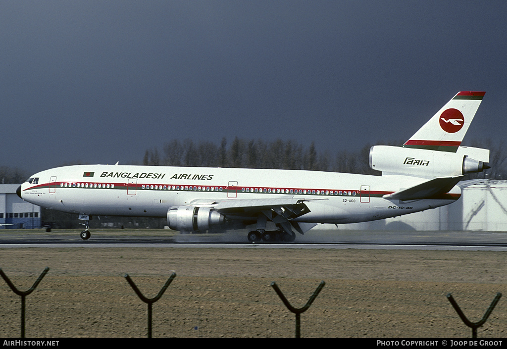 Aircraft Photo of S2-ACO | McDonnell Douglas DC-10-30 | Biman Bangladesh Airlines | AirHistory.net #59779
