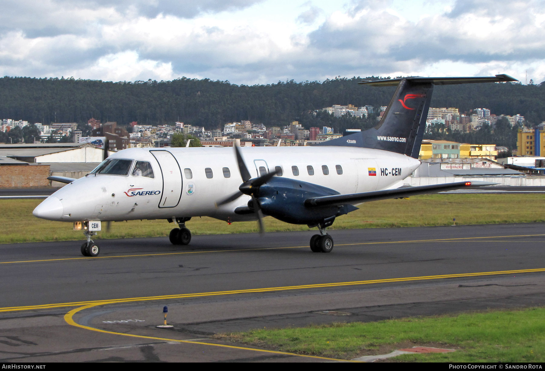 Aircraft Photo of HC-CEM | Embraer EMB-120RT Brasilia | Saereo | AirHistory.net #59790