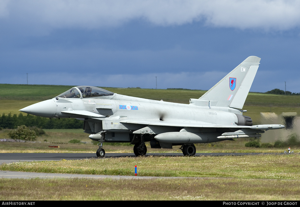 Aircraft Photo of ZK312 | Eurofighter EF-2000 Typhoon FGR4 | UK - Air Force | AirHistory.net #59792