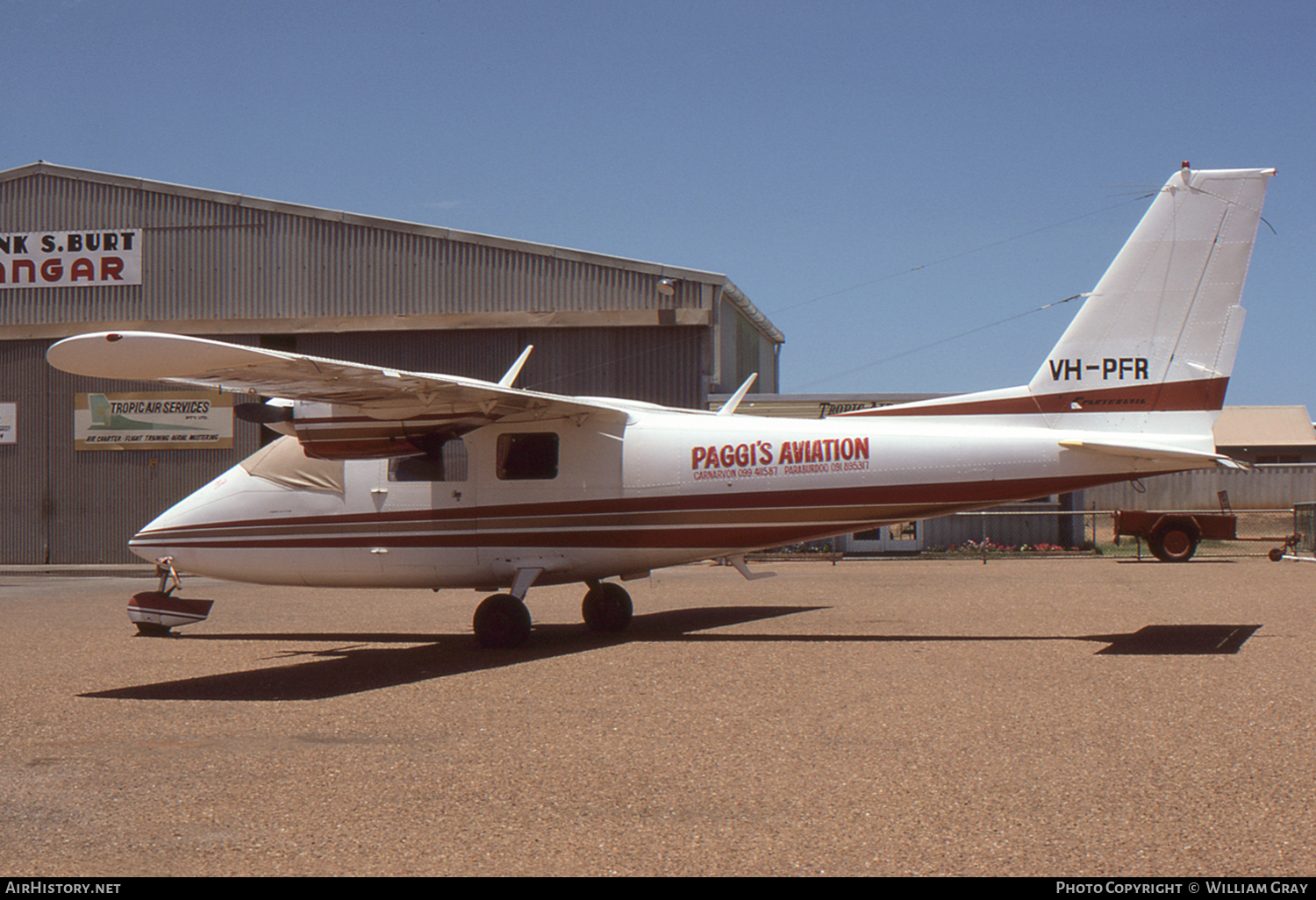 Aircraft Photo of VH-PFR | Partenavia P-68B Victor | Paggi's Aviation | AirHistory.net #59796