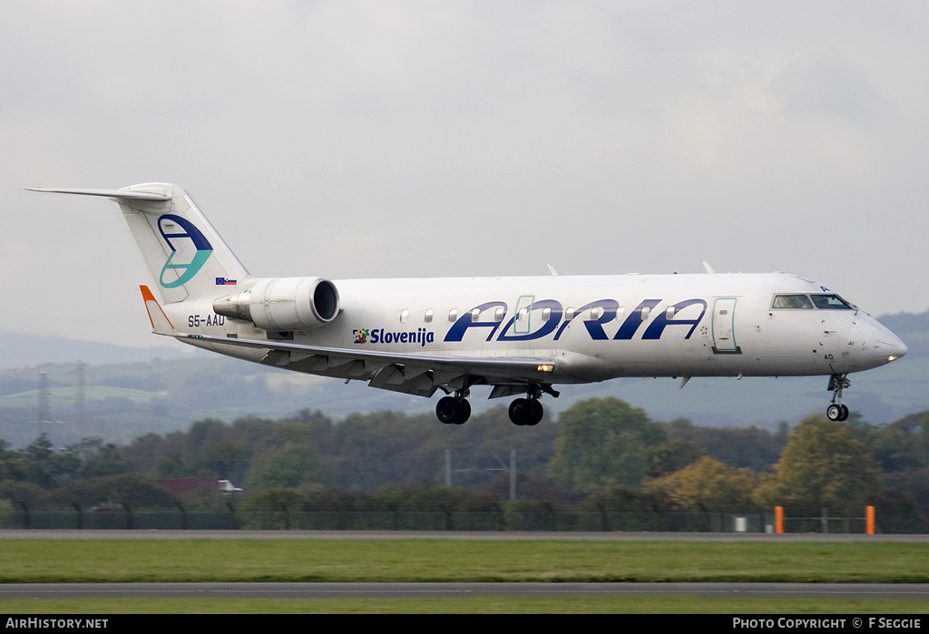 Aircraft Photo of S5-AAD | Bombardier CRJ-200LR (CL-600-2B19) | Adria Airways | AirHistory.net #59805