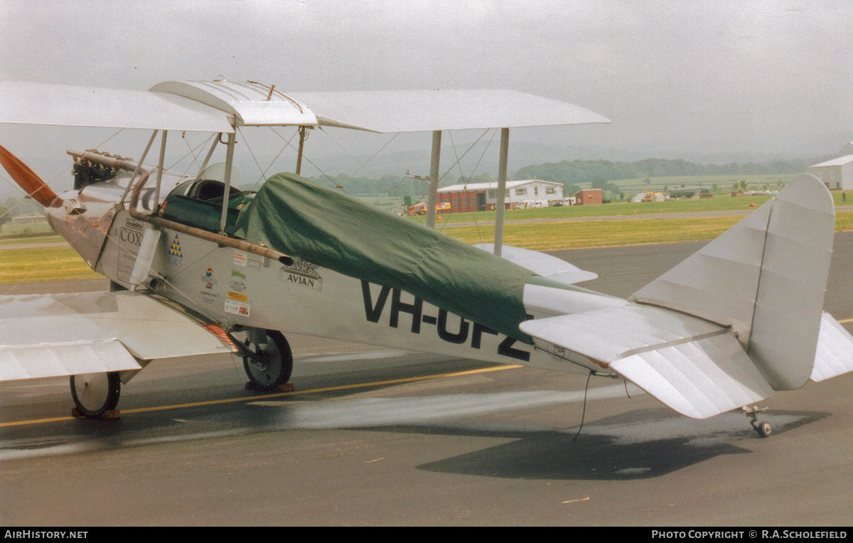Aircraft Photo of VH-UFZ | Avro 594 Avian Mk.IV | AirHistory.net #59812