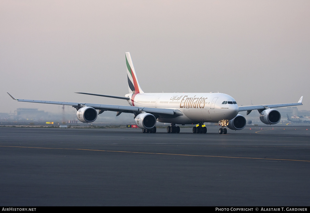 Aircraft Photo of A6-ERA | Airbus A340-541 | Emirates | AirHistory.net #59818