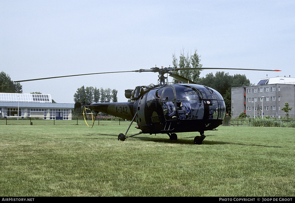 Aircraft Photo of A-342 | Sud SE-3160 Alouette III | Netherlands - Air Force | AirHistory.net #59841