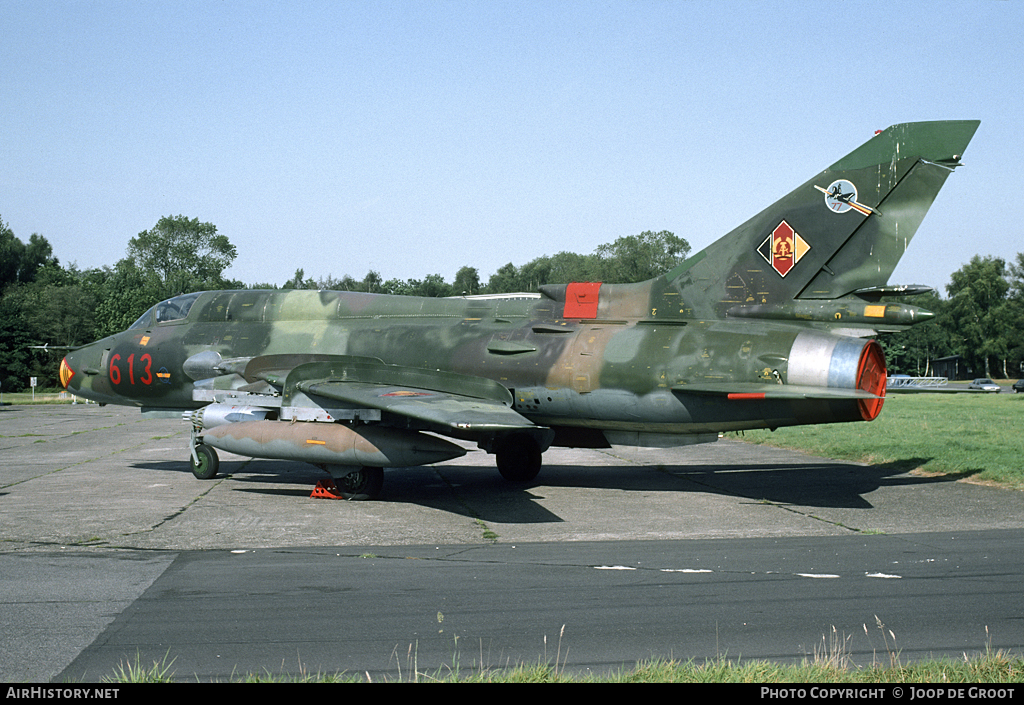 Aircraft Photo of 613 | Sukhoi Su-22M4 | East Germany - Air Force | AirHistory.net #59851