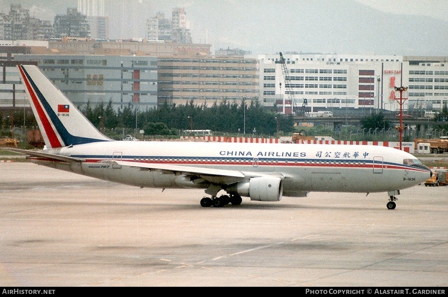 Aircraft Photo of B-1836 | Boeing 767-209 | China Airlines | AirHistory.net #59861