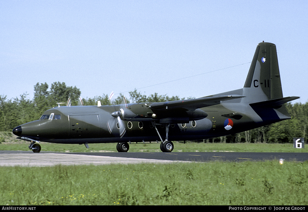 Aircraft Photo of C-11 | Fokker F27-300M Troopship | Netherlands - Air Force | AirHistory.net #59863