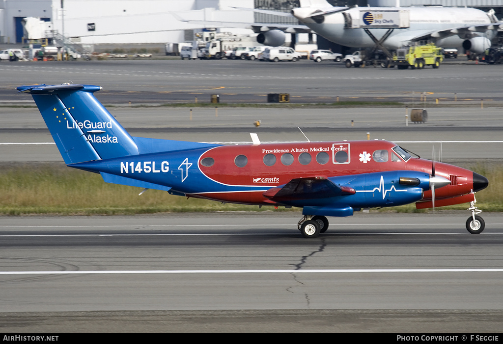 Aircraft Photo of N145LG | Beech B200 Super King Air | Lifeguard Alaska - Providence Alaska Medical Center | AirHistory.net #59876