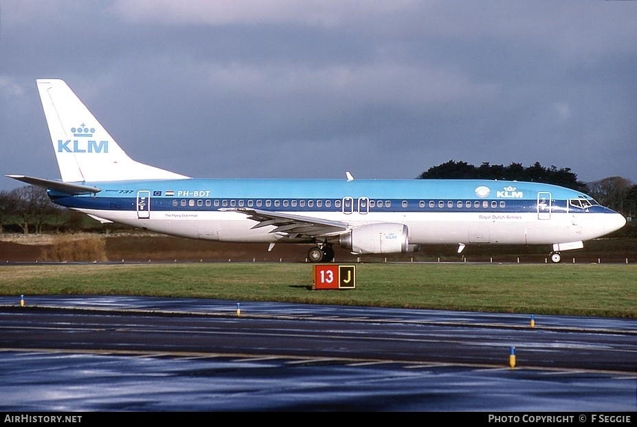 Aircraft Photo of PH-BDT | Boeing 737-406 | KLM - Royal Dutch Airlines | AirHistory.net #59887