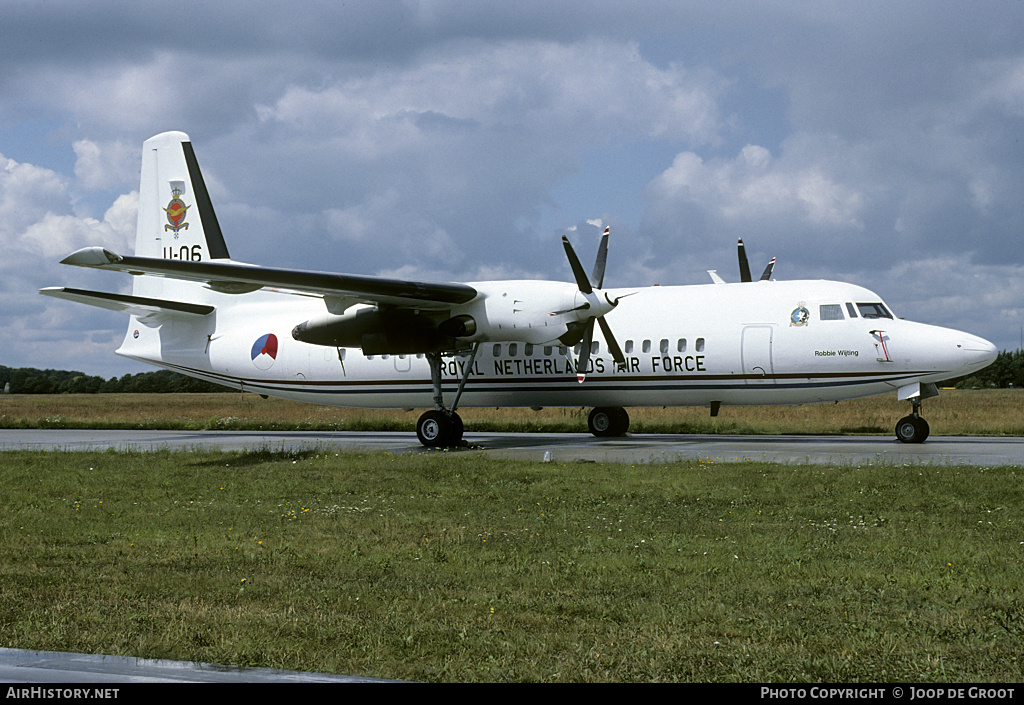 Aircraft Photo of U-06 | Fokker 50 | Netherlands - Air Force | AirHistory.net #59896